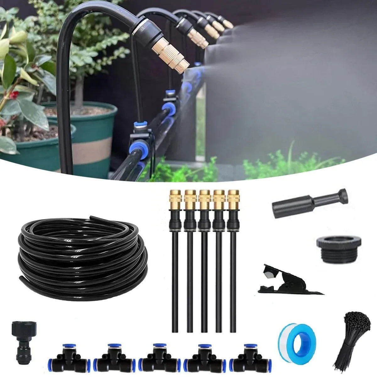 Hochdruck-Garten-Sprühsystem - MistFlow™