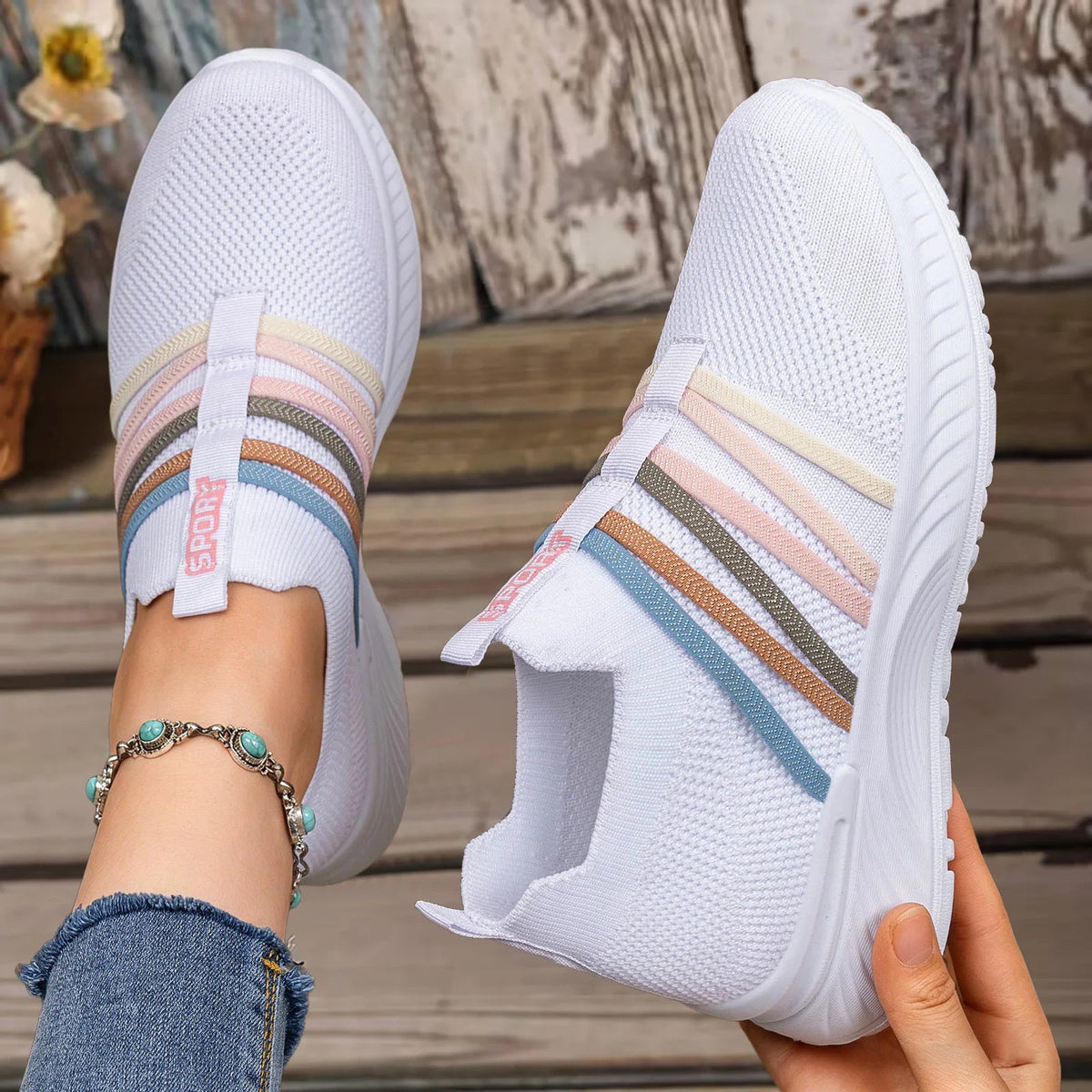 Claire™ │ Komfortable und rutschfeste Sneaker