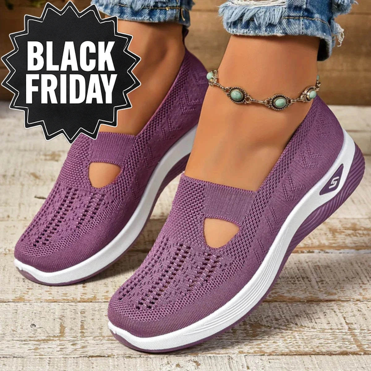 CloudWear™ – Atmungsaktive und Ultra-Komfortable Orthopädische Sneaker für Damen - [BLACK FRIDAY] - [1 ZAHLEN, 2 BEKOMMEN]
