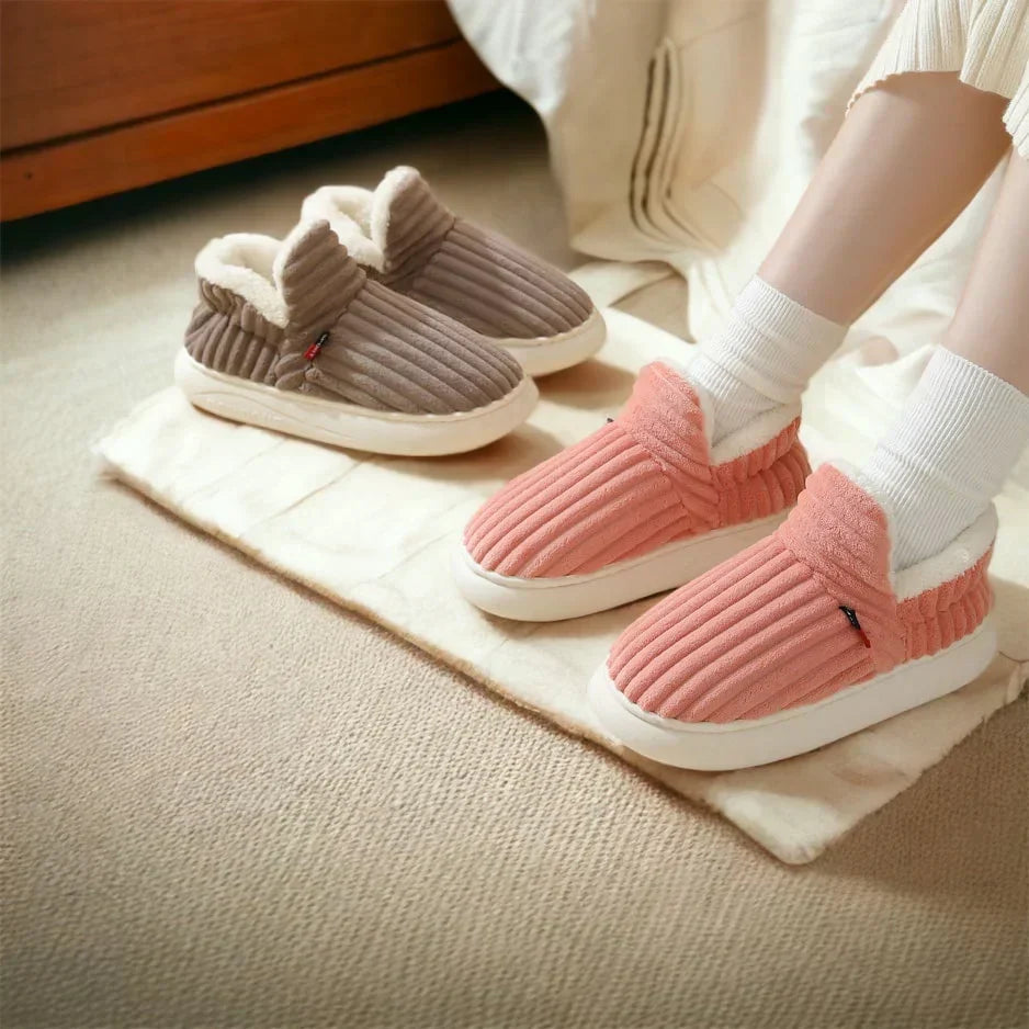 FluffEase™ Therapeutische Winterpantoffeln – Wärme jederzeit | 1+1 GRATIS