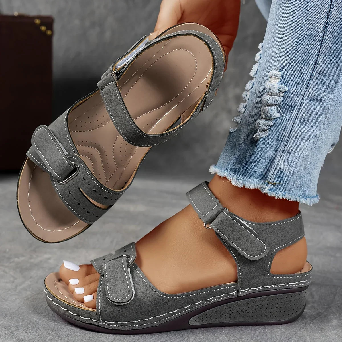 Élise™ | Bequeme Orthopädische Sandalen Élise