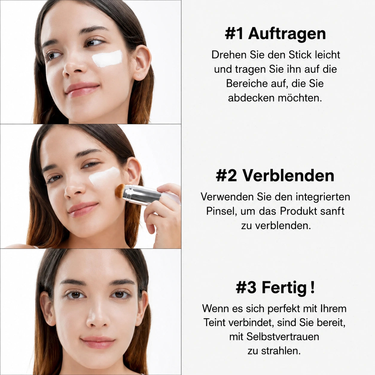 Monarch Wear | Intelligente Foundation – Integrierter Pinsel & Anpassungsfähige Pigmente – SkinMatch™