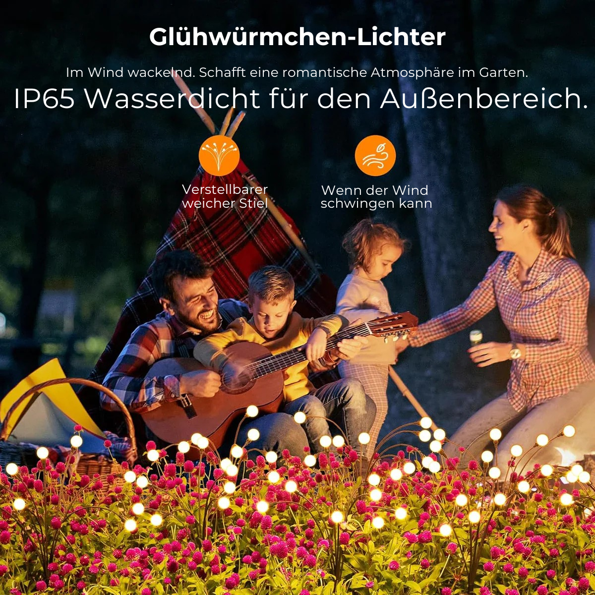 Flexible Gartenäste mit Beleuchtung – GlowStems™
