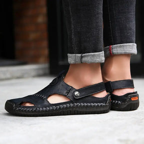 Monarch Wear | Weiche Premium-Ledersandalen für Herren – CloudWay