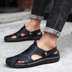 Monarch Wear | Weiche Premium-Ledersandalen für Herren – CloudWay
