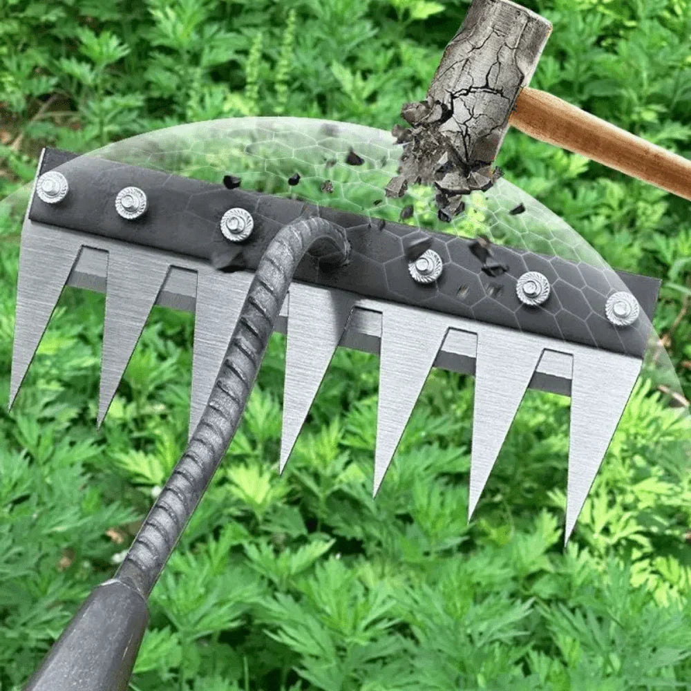 Monarch Wear – Verstärkter Gartengabel mit Kohlenstoffstahlzähnen - IronClaw™