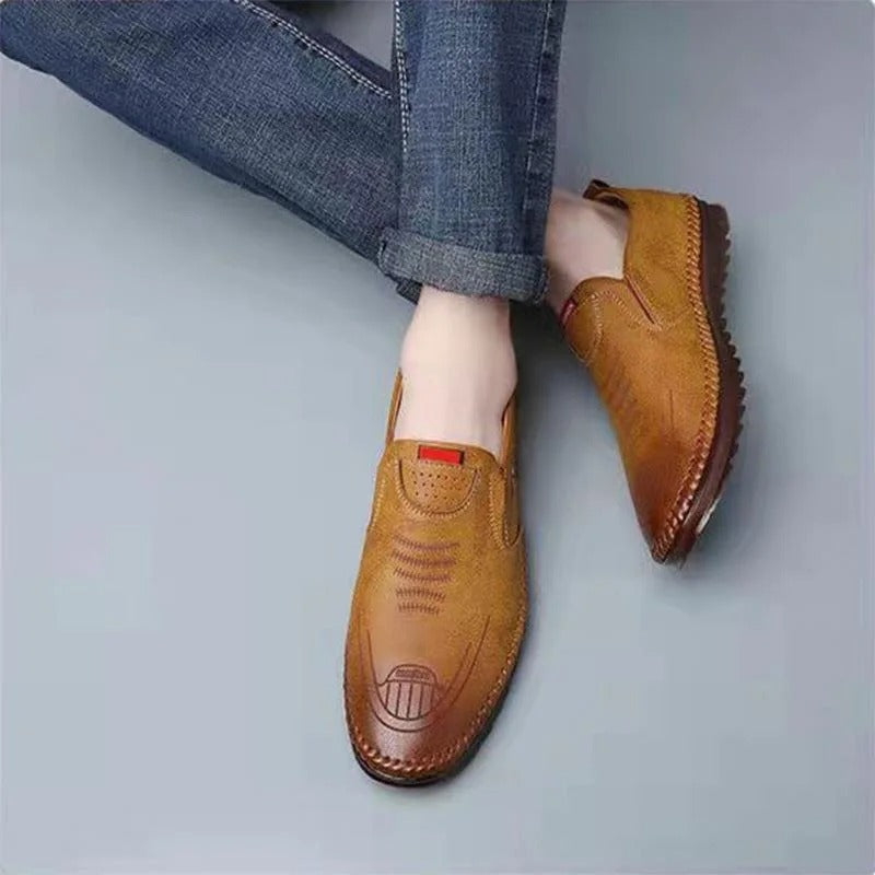 Monarch Wear – Slip-On-Mokassins aus Leder für Herren